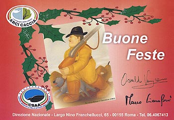 Auguri Natale Arcicaccia Botero